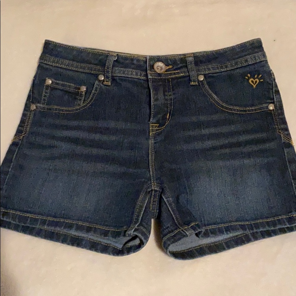 Justice girl jean shorts